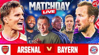 Arsenal 22 Bayern Munich  Match Day Live  Champions League [upl. by Noffihc]