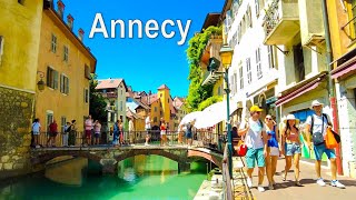 4K Walking in Annecy Old Town  Annecy France  Venice of the Alps [upl. by Monteith]