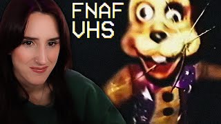 3 DISTURBING FNAF VHS TAPES REACTION [upl. by Corenda]