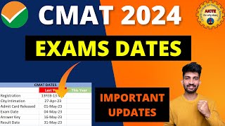 CMAT Exam Dates 2024  CMAT 2024 Expected Exam Dates [upl. by Zerimar]