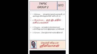 TNPSCG20013 VetriVidiyal Synonym TNPSC Group2 [upl. by Thanasi]