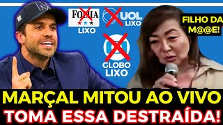 PABLO MARÇAL HUMILHA JORNALISTA DA FOLHA DE SÃO PAULO EM ENTREVISTA AO VIVO [upl. by Anialram5]