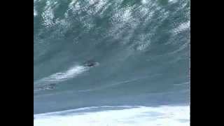 Huge set at Lurline Bay wipes out surfers and bodyboarder [upl. by Ahtelat]