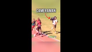 Cameraman Runs Faster Than The Athletes Again [upl. by Attekram]