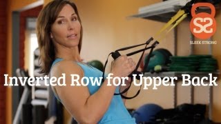 How to Do Inverted Row Exercise  SleekStrong With Rachel Cosgrove [upl. by Ajet]