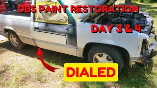 OBS Paint Restoration Day 3 amp 4 Bodywork Dialed Color Choice Reveal [upl. by Eatnoed137]