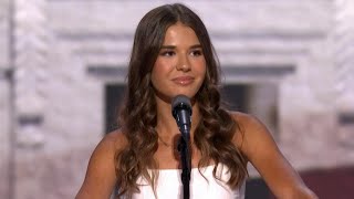 Kai Trump Donald Trumps granddaughter speaks at RNC 2024 [upl. by Eissel]