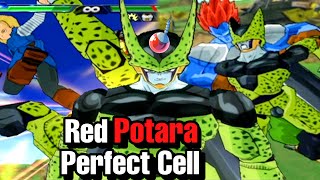 ALL Androids Vs Red Potara Perfect Cell Budokai Tenkaichi 3 [upl. by Madlen]