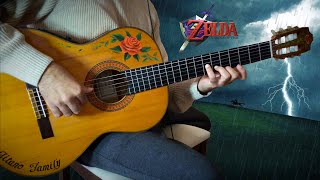 『Song of Storms』Zelda Ocarina of Time meet LucasGitanoFamily【flamenco guitar cover】Waltz Ost Music [upl. by Philender684]