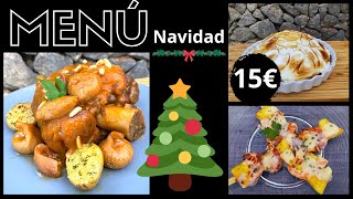 Un MENU ESPECIAL NAVIDAD🎄 POR 15 € 😲 FÁCIL y Delicioso 👍🏻  GUILLE RODRIGUEZ [upl. by Stanfill]