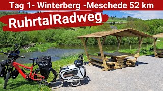 RuhrtalRadweg 2023  Winterberg nach Meschede Tag 1 [upl. by Sapers77]