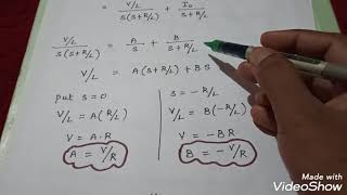 Unit3 Transient Response of RL Series Circuit Derivation step input DC Source1 [upl. by Ellehcin]