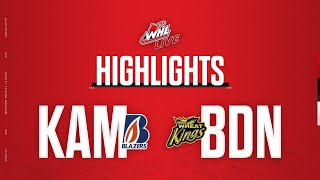 Kamloops Blazers at Brandon Wheat Kings 129  WHL Highlights 202324 [upl. by Kaazi]