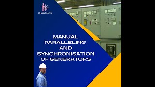 Manual Paralleling and Synchronization of generators onboard [upl. by Nlycaj]