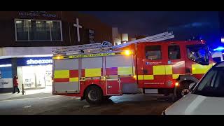 Lancashire fire and rescue service On scene of false alarm at the Blackpool tower [upl. by Macomber635]