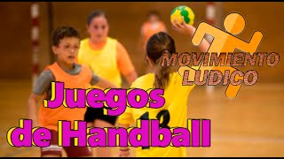 Juegos faciles de iniciacion al handball para niños [upl. by Adnohryt832]