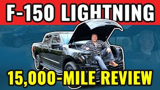 Ive Driven My Ford F150 Lightning 15000 Miles Heres The Good And The Bad [upl. by Yral379]