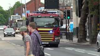 Humberside Fire amp Rescue  Scania P280 Water Ladder On Shout [upl. by Richmound]