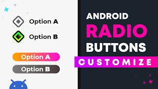 Android Custom Radio Button  How to Customize Radio Buttons  Android Studio Tutorial [upl. by Ahens17]