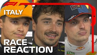 Drivers Reaction After the Race  2024 Italian Grand Prix [upl. by Bennet448]