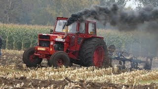 Speed Ploughing  Hastighedplöjning Laholm 2017  Volvo BM 810 Turbo Ploughing w 4Furrow Plough [upl. by Burt]