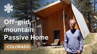 Designer builds efficient offgrid Passive House in Colorado [upl. by Aleacim516]