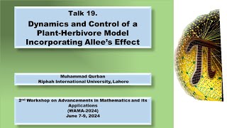 Dynamics and Control of a PlantHerbivore Model Incorporating Allee’s Effect [upl. by Iva]