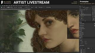 Artist Livestream 091924  Proserpine by Rossetti Part 1 [upl. by Torto392]