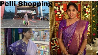 Pelli Shopping Vlog  Pochampally Latest Design PVT Market Kothapet [upl. by Yesak]