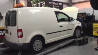 VW Caddy Tdi 105HP Remapping [upl. by Ajile461]