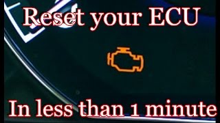 How to reset your ECU in less than 1 minute [upl. by Judye]