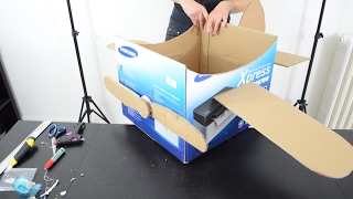 DIY  Réalisez un avion en carton pour votre enfant [upl. by Morez]