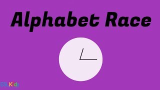 ESL Game Alphabet race [upl. by Nohsid361]