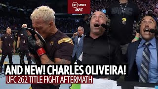 Pure emotion from Charles Oliveira UFC 262 Title Fight Aftermath [upl. by Casper]