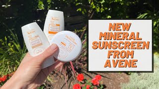 NEW Avène Mineral Sunscreens Demo and Review [upl. by Aitan492]