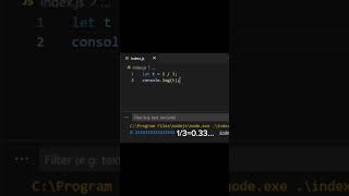 09  1 math maths floatpoint decimal javascript javascriptdeveloper jsdeveloper [upl. by Sheepshanks]