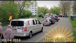 Zeitz steht auf 08 April 2024 gemeinsamer Protest mit den Bauern [upl. by Umeh]