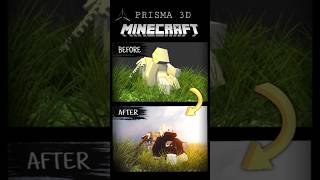 Prisma 3D X Minecraft  PART 1 animation prisma3d blender [upl. by Etireuqram]