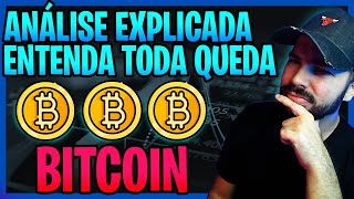 BITCOIN  Análise COMPLETA de TODA A QUEDA que VALE A PENA entender  Análise BTC [upl. by Odysseus]