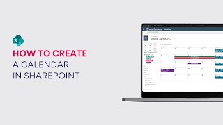 How to create a calendar in SharePoint [upl. by Aramaj]