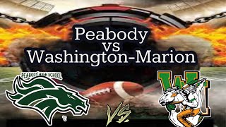 Louisiana High School Football 2024 Peabody Magnet School vs WashingtonMarion Charging Indians [upl. by Eiralc]