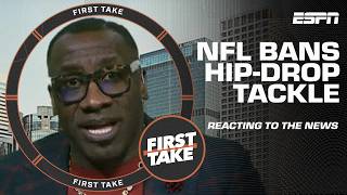 Reacting to NFL owners approving a ban on the swivel hipdrop tackle  First Take [upl. by Vidal]