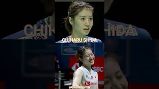 CUTEST BADMINTON PLAYER CHIHARU SHIDA 志田 千陽 [upl. by Steinke]