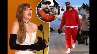 How Travis Kelce supported Taylor Swift’s recordmaking Grammys 2024 win [upl. by Dinah]