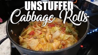 Unstuffed Cabbage Rolls  Keto amp Low Carb Cook With Me [upl. by Nessaj]