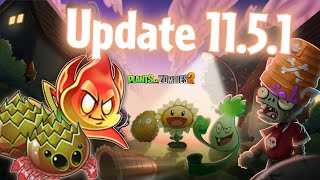 PvZ2 Update 1151 Reupload  Doom Shroom Blaze Leaf BlastSpinner and new everything [upl. by Giacobo]