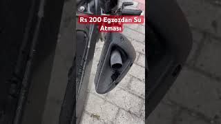 Rs 200 Egzozdan Su Atması rs200 bajaj pulsar motor motovlog [upl. by Bullard]