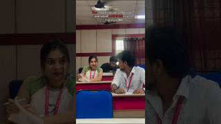 Tamil boy vs kerala girl exam hall 🤣 Unexpected seataigal examhall exam collegelife kerala [upl. by Acinorav]