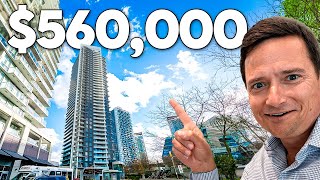 Tour this Surrey Central Condo in AwardWinning Building wVIEWS [upl. by Ayyidas759]