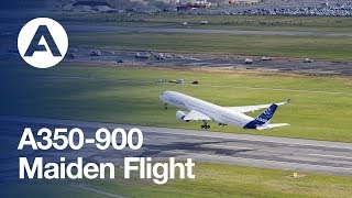 A350900 Maiden Flight [upl. by Matias33]